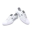 Sapatilha Slim Branca com listra Prata