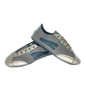 Sapatilha Slim Bronze e Preto