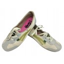 Sapatilha feminina Bege e Ouro