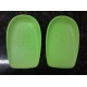 Calcanheiras anatomicas ortopedicas de gel de latex