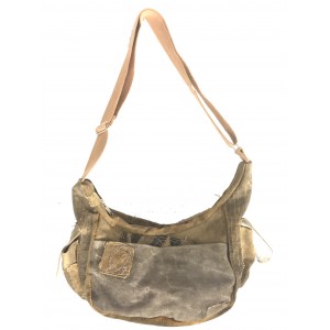 Bolsa Meia Lua de lona de caminh&atilde;o