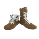 Bi-Bota, a botinha convers&iacute;vel, Camur&ccedil;a Marrom