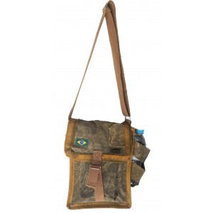 Bolsa lateral cantil grande TAYGRA de lona de caminh&atilde;o