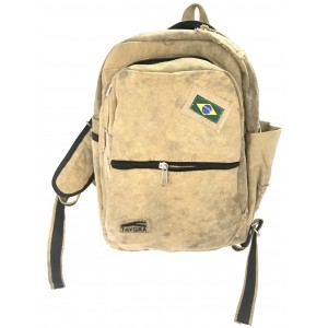 Mochila Pequena de lona de caminh&atilde;o reciclada