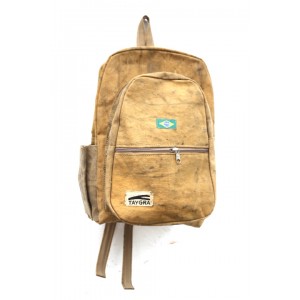 Mochila M&eacute;dia de lona de caminh&atilde;o reciclada
