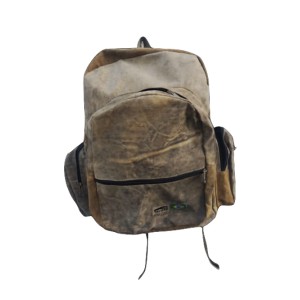 Mochila Grande de lona de caminh&atilde;o reciclada