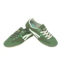 Sapatilha Slim Verde escuro / Bege