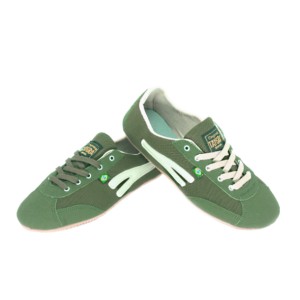 Sapatilha Slim Verde escuro / Bege