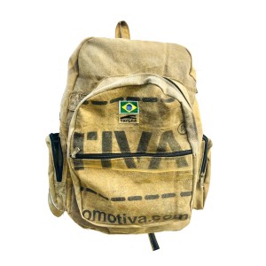 Mochila Extra Grande de lona de caminh&atilde;o reciclada