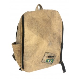 Mochila de lona de caminh&atilde;o reciclada "SALETE"