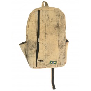 Mochila de lona de caminh&atilde;o reciclada "ZIP"