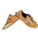 Sapatilha "Dan&ccedil;a" Laranja e Ouro