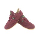 Sapat&ecirc;nis Rasteira Bord&ocirc; de camur&ccedil;a