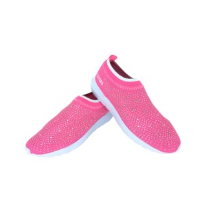 Sapat&ecirc;nis Crossfeet Fucsia Strass