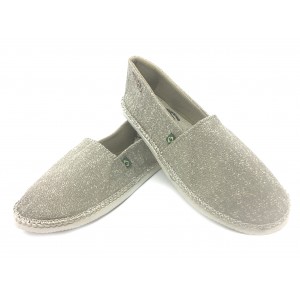 Alpargatas unissex com sola de chinelos Bege