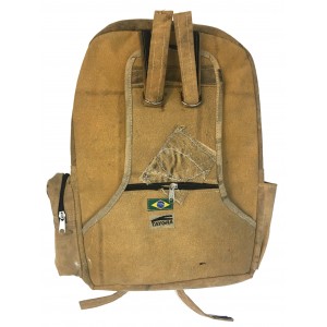 Mochila de lona de caminh&atilde;o reciclada AVENTAL Grande