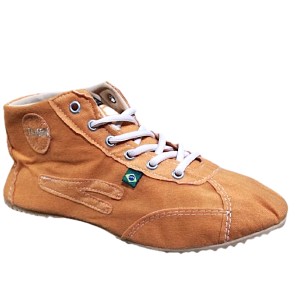 Botinha TAYGRA Laranja  de Camurcinha