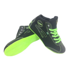 Botinha TAYGRA Preto com brilho, sola Dan&ccedil;a Verde