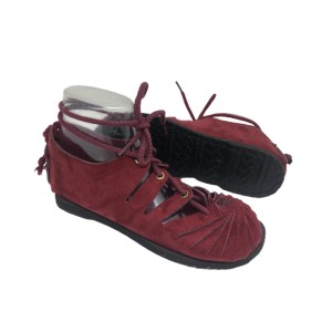 SANDALIA BO&Ecirc;MIA de camur&ccedil;a vegana Bord&ocirc;