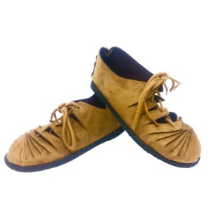 SANDALIA BO&Ecirc;MIA de camur&ccedil;a Caramelo