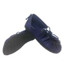 SANDALIA BO&Ecirc;MIA de camur&ccedil;a Azul Marinho