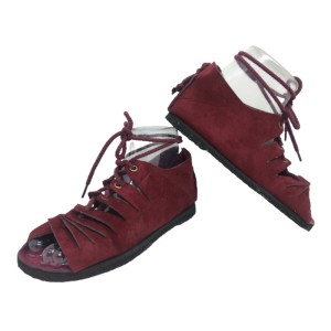 SANDALIA BO&Ecirc;MIA de camur&ccedil;a Aberta Bord&ocirc;