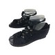 SANDALIA BOÊMIA de camurça Aberta Preta