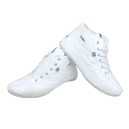 Botinha TAYGRA de camur&ccedil;a Branca