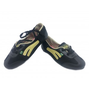 Sapatilha feminina Preto & Ouro
