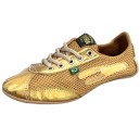 Sapatilha "Dan&ccedil;a" Laranja e Ouro